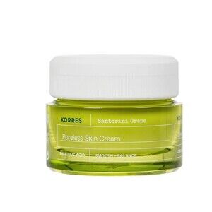 Korres Santorini Grape Poreless Skin Cream $42 NEW Salicylic Acid New in Box